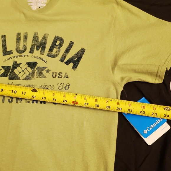 Men's Medium Cotton Columbia T-shirt - Picture 5 of 6